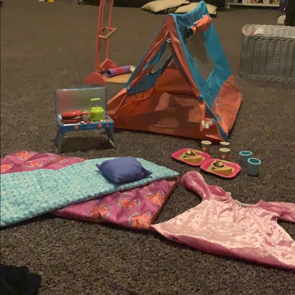 american girl camp set